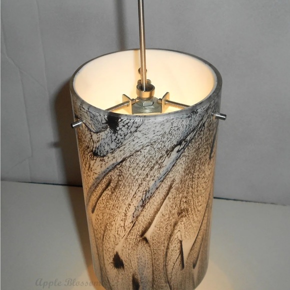 Besa Lighting 1XC-4404MG-SN Stilo 7 LV Mini Pendant-Marble Grigio-Satin Nickel - Picture 11 of 14